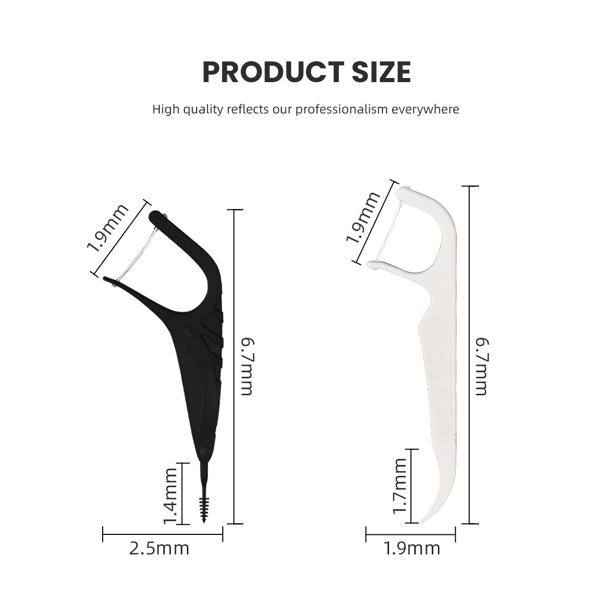 Orthodontic Floss Pick For Brace Orthodontic Floss Pick For Brace
